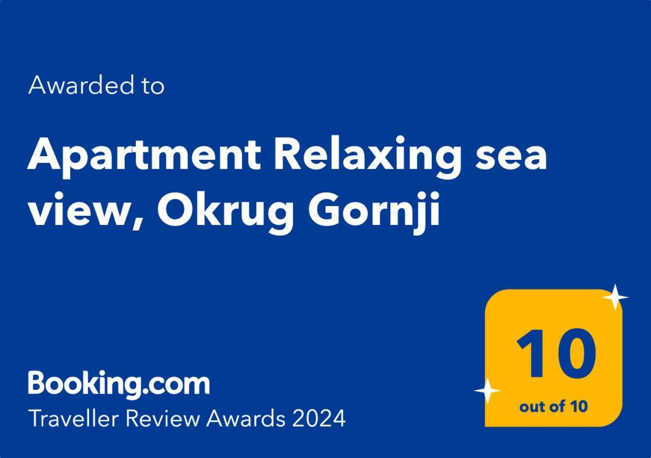 Apartment Relaxing Sea View, Okrug Gornji Εξωτερικό φωτογραφία